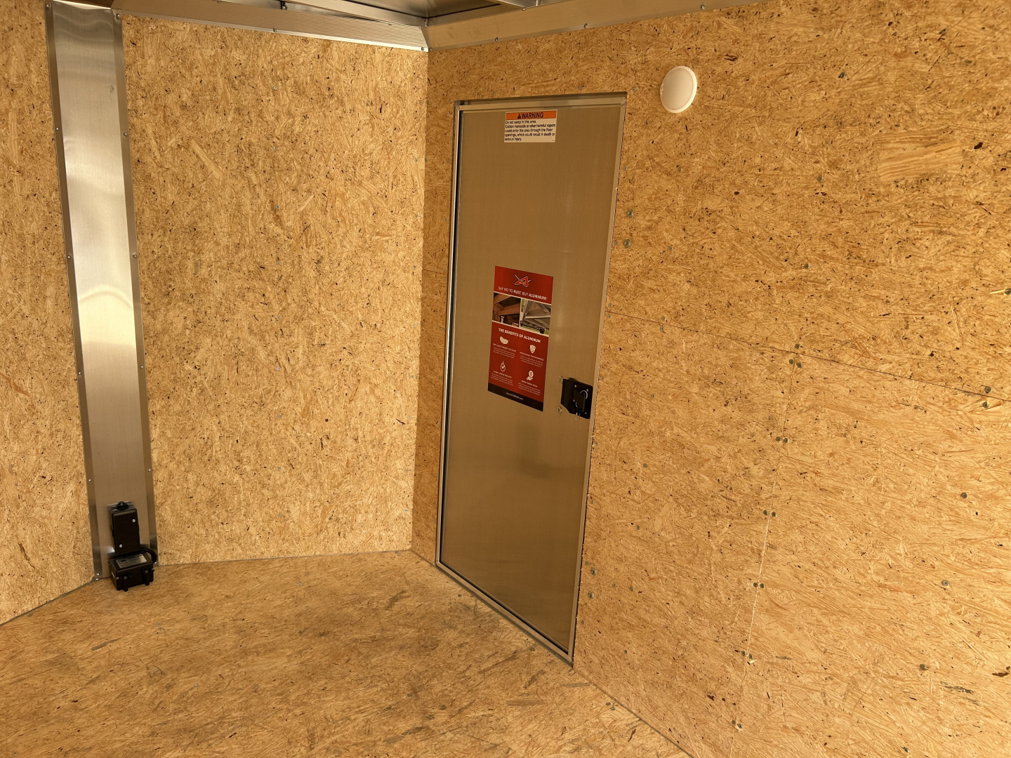 New 2026 ALCOM 7'x16' Aluminum Enclosed Trailer