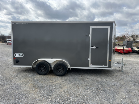 New 2026 ALCOM 7'x16' Aluminum Enclosed Trailer