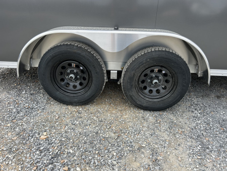 New 2026 ALCOM 7'x16' Aluminum Enclosed Trailer