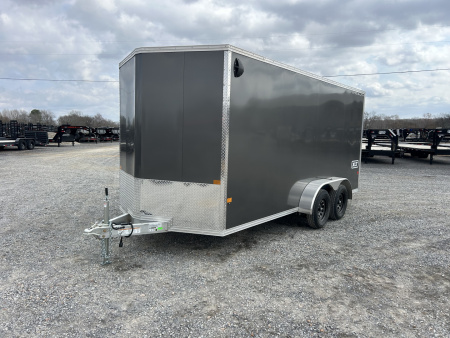 New 2026 ALCOM 7'x16' Aluminum Enclosed Trailer