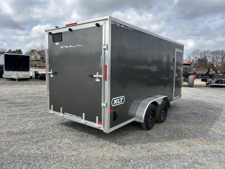 New 2026 ALCOM 7'x16' Aluminum Enclosed Trailer