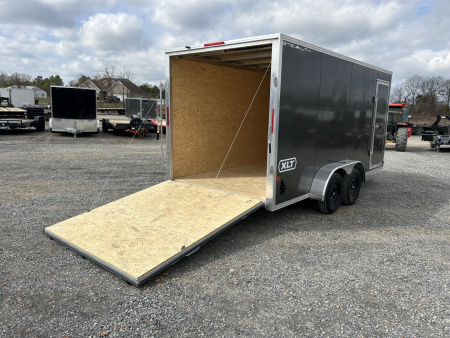New 2026 ALCOM 7'x16' Aluminum Enclosed Trailer