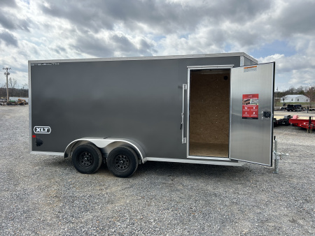 New 2026 ALCOM 7'x16' Aluminum Enclosed Trailer