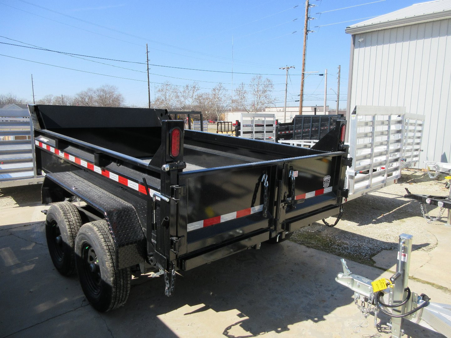 New 2026 Sure-Trac 72 IN x 10 LProfile 10K Single Ram Dump Dump Trailer
