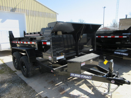 New 2026 Sure-Trac 72 IN x 10 LProfile 10K Single Ram Dump Dump Trailer