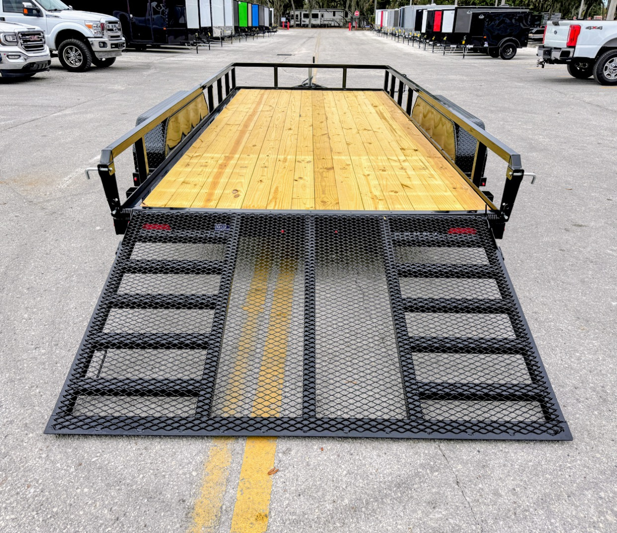 New 2026 Sure-Trac 7X16 Tube Top 7K Utility Trailer