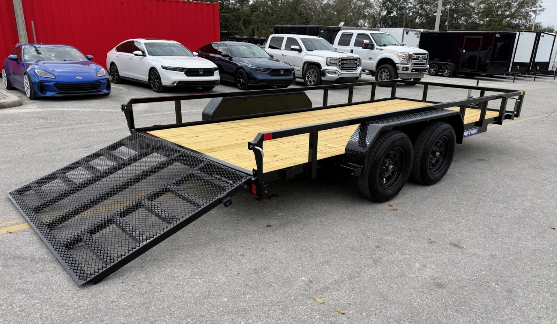 New 2026 Sure-Trac 7X16 Tube Top 7K Utility Trailer