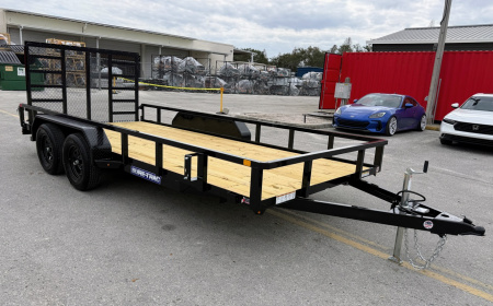 New 2026 Sure-Trac 7X16 Tube Top 7K Utility Trailer