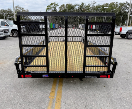 New 2026 Sure-Trac 7X16 Tube Top 7K Utility Trailer