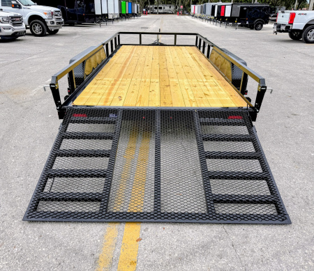 New 2026 Sure-Trac 7X16 Tube Top 7K Utility Trailer