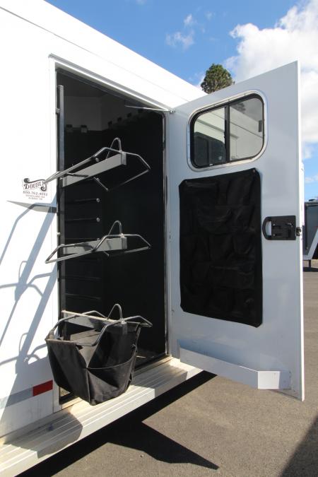 Used 2024 Trails West Sierra 5x5 Comfort pkg. 3 Horse Trailer - Side Tack