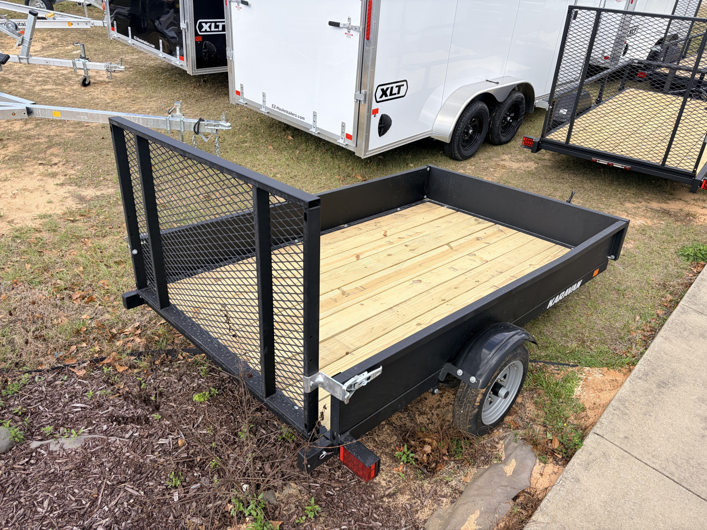 Karavan Trailer Ramp New 2026 Karavan KHU-2000-60-8-WL 5X8SA STEEL SIDE Utility Trailer for ...