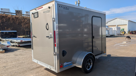 New 2026 Legend 6x10 + 1' V Thunder Cargo Trailer w/ Ramp Door