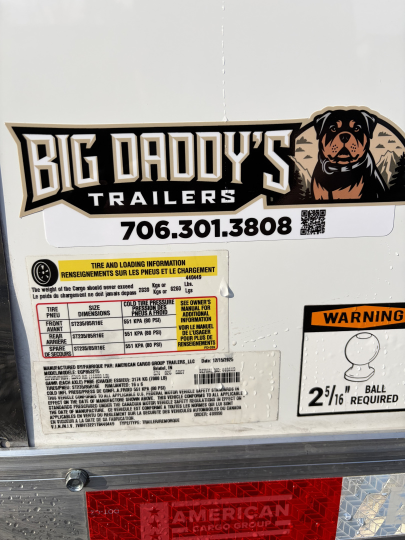 New 2026 Haulmark EDGE 32 Race Trailer With Turbo II Package, Polycor, Insulated
