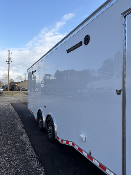 New 2026 Haulmark EDGE 32 Race Trailer With Turbo II Package, Polycor, Insulated