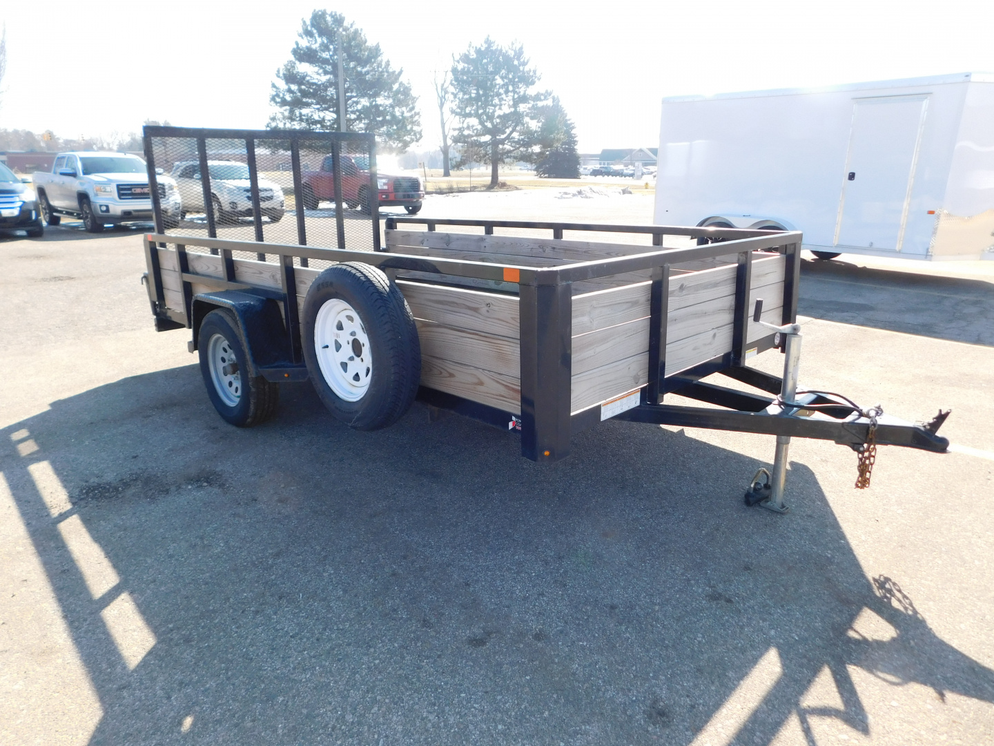 New 2021 Sure-Trac ST8212HST-B-030 Utility Trailer
