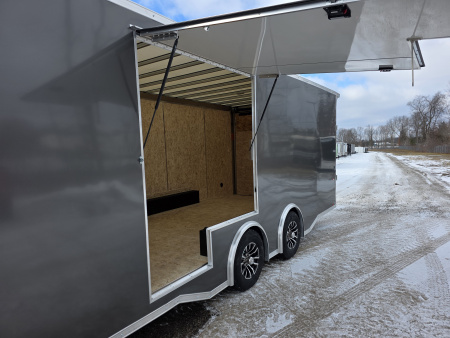 New 2026 Formula Trailers 8.5x24 CAR HAULER WITH ESCAPE DOOR 10K TORSION AXLE 7' INSIDE SXS UTV GOLF CART Cargo / Enclosed Trailer