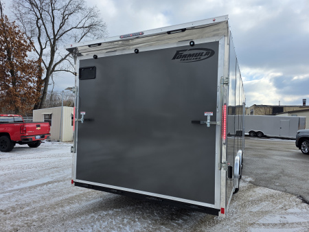 New 2026 Formula Trailers 8.5x24 CAR HAULER WITH ESCAPE DOOR 10K TORSION AXLE 7' INSIDE SXS UTV GOLF CART Cargo / Enclosed Trailer