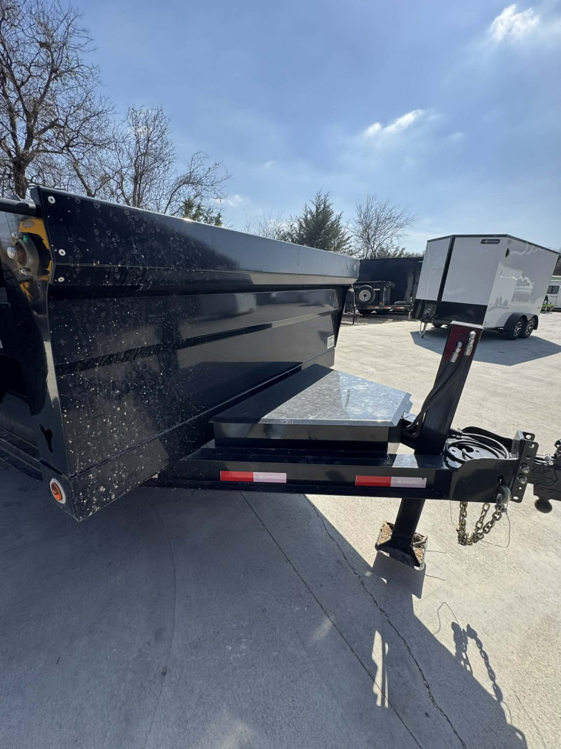 Used USED 2025 Iron Bull 83X16 Dump Trailer HYDRAULIC JACK