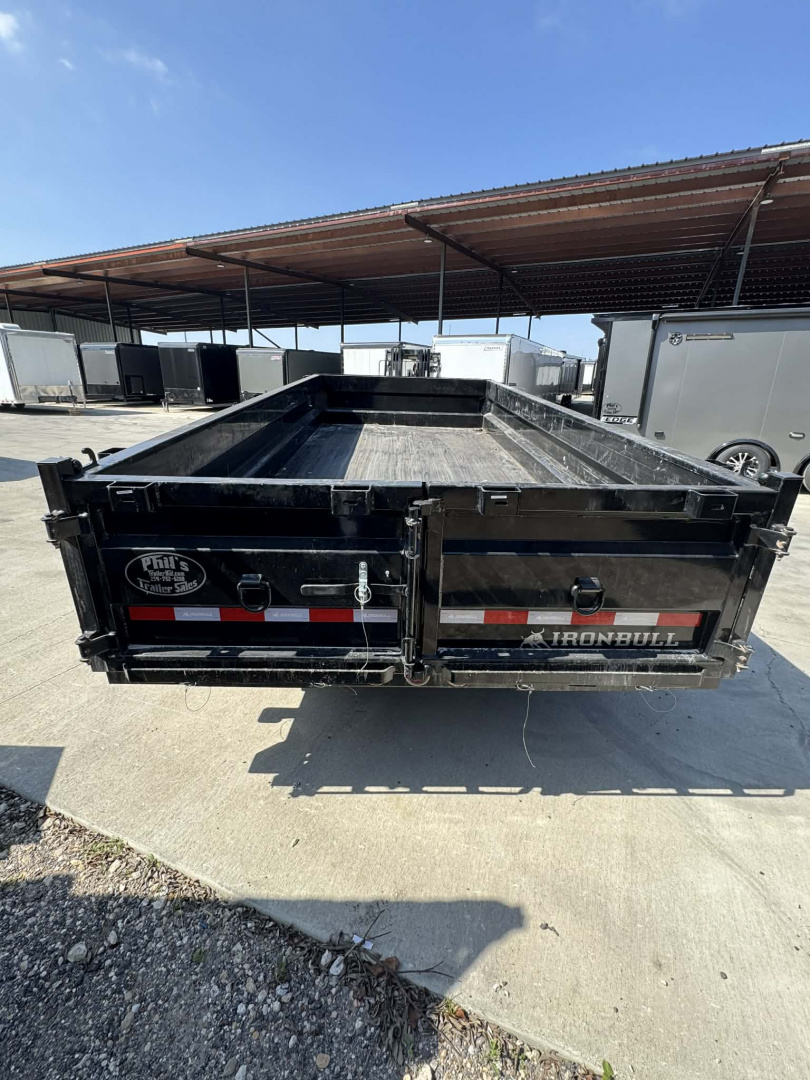 Used USED 2025 Iron Bull 83X16 Dump Trailer HYDRAULIC JACK