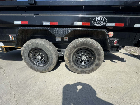 Used USED 2025 Iron Bull 83X16 Dump Trailer HYDRAULIC JACK