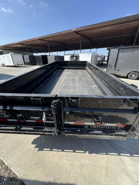 Used USED 2025 Iron Bull 83X16 Dump Trailer HYDRAULIC JACK