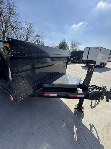 Used USED 2025 Iron Bull 83X16 Dump Trailer HYDRAULIC JACK