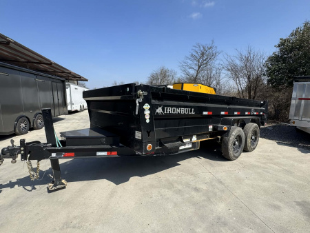 Used USED 2025 Iron Bull 83X16 Dump Trailer HYDRAULIC JACK