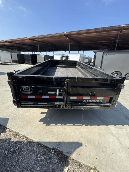 Used USED 2025 Iron Bull 83X16 Dump Trailer HYDRAULIC JACK