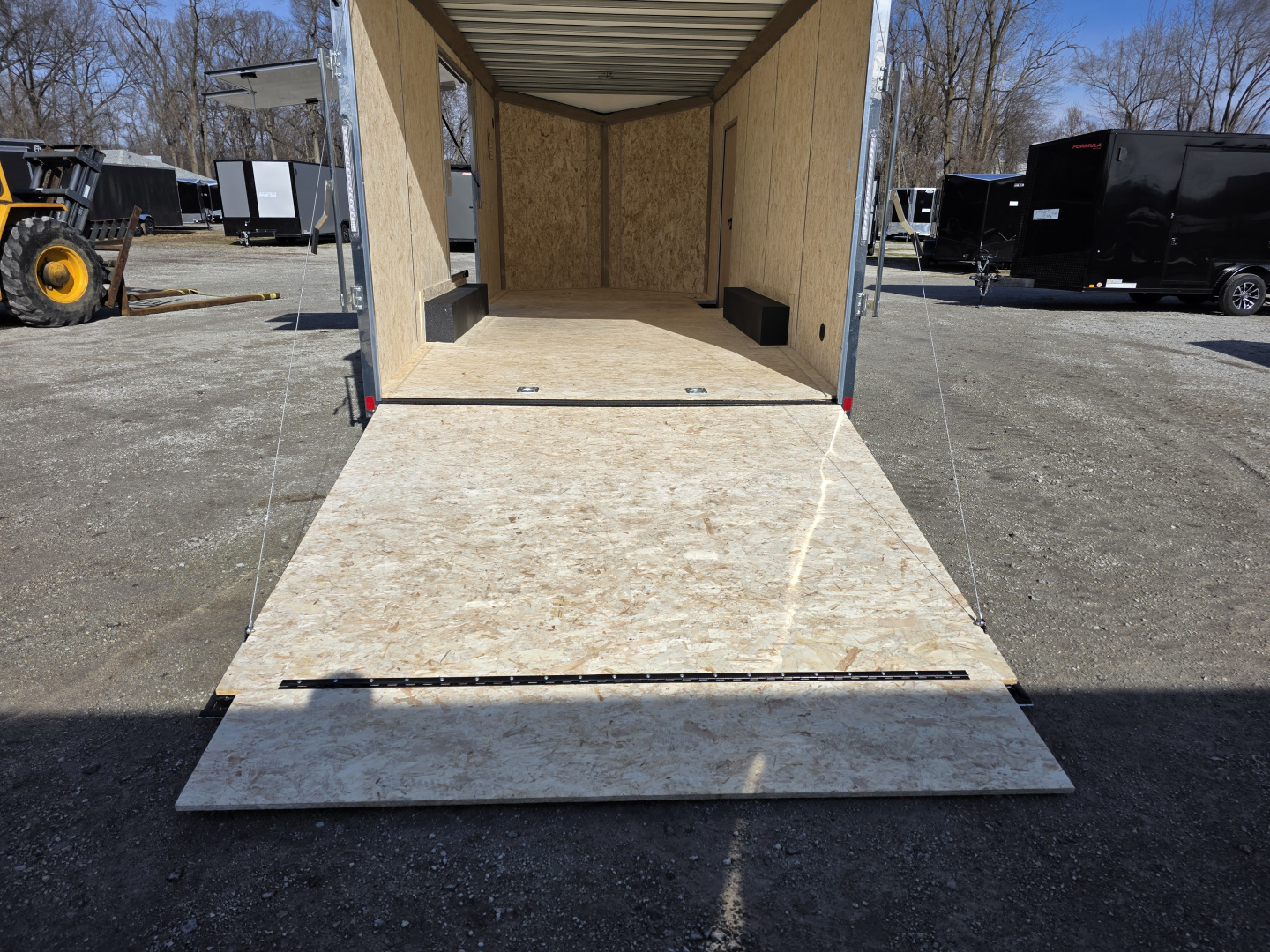 New 2026 Formula Trailers 8.5x20 CAR HAULER WITH ESCAPE DOOR 10K GVWR 7' INSIDE SXS UTV GOLF CART Cargo / Enclosed Trailer