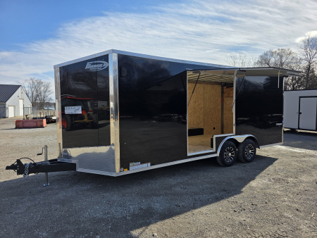 New 2026 Formula Trailers 8.5x20 CAR HAULER WITH ESCAPE DOOR 10K GVWR 7' INSIDE SXS UTV GOLF CART Cargo / Enclosed Trailer