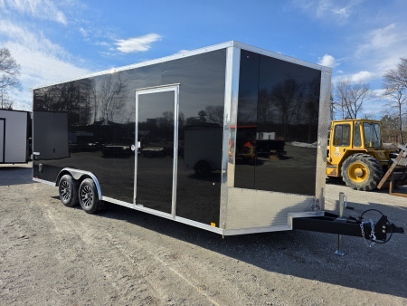 New 2026 Formula Trailers 8.5x20 CAR HAULER WITH ESCAPE DOOR 10K GVWR 7' INSIDE SXS UTV GOLF CART Cargo / Enclosed Trailer