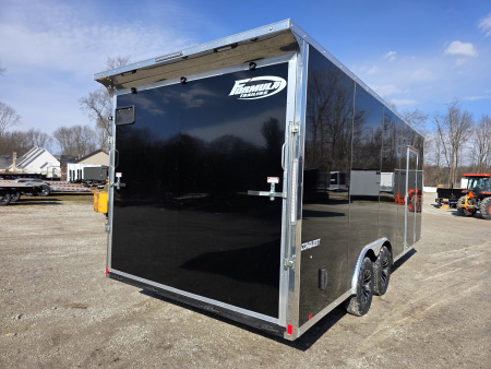 New 2026 Formula Trailers 8.5x20 CAR HAULER WITH ESCAPE DOOR 10K GVWR 7' INSIDE SXS UTV GOLF CART Cargo / Enclosed Trailer