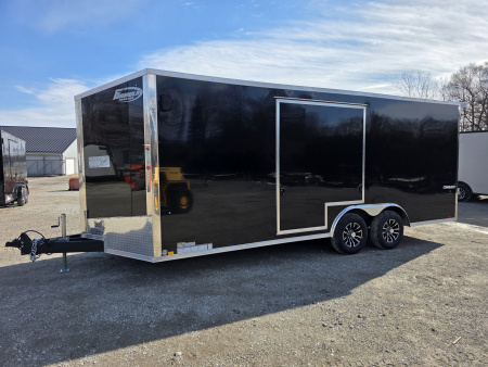 New 2026 Formula Trailers 8.5x20 CAR HAULER WITH ESCAPE DOOR 10K GVWR 7' INSIDE SXS UTV GOLF CART Cargo / Enclosed Trailer