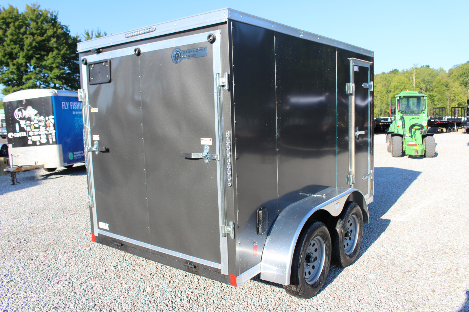 New 2026 Darkhorse Cargo DHW 6' x 10' Enclosed Trailer - REAR RAMP DOOR- 6' Interior Height - 7000# GVW