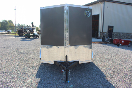 New 2026 Darkhorse Cargo DHW 6' x 10' Enclosed Trailer - REAR RAMP DOOR- 6' Interior Height - 7000# GVW
