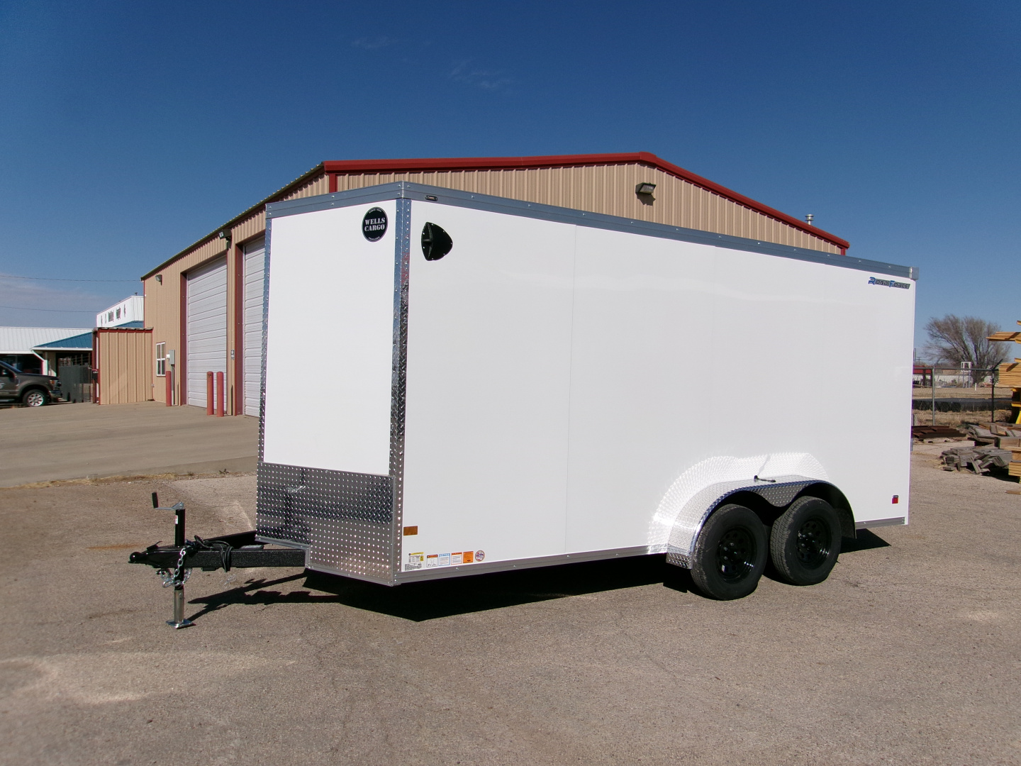 New 2026 Wells Cargo 7x16x7 Road Force Cargo w/ Ramp & Screwless ACP Panels