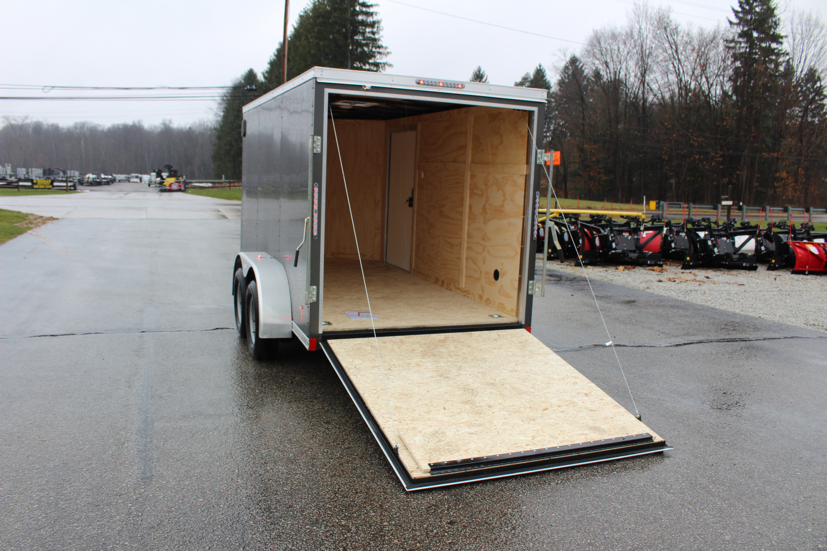 New 2026 Darkhorse Cargo DHW 6' x 12' Enclosed Trailer - REAR RAMP DOOR- 6' Interior Height - 7000# GVW