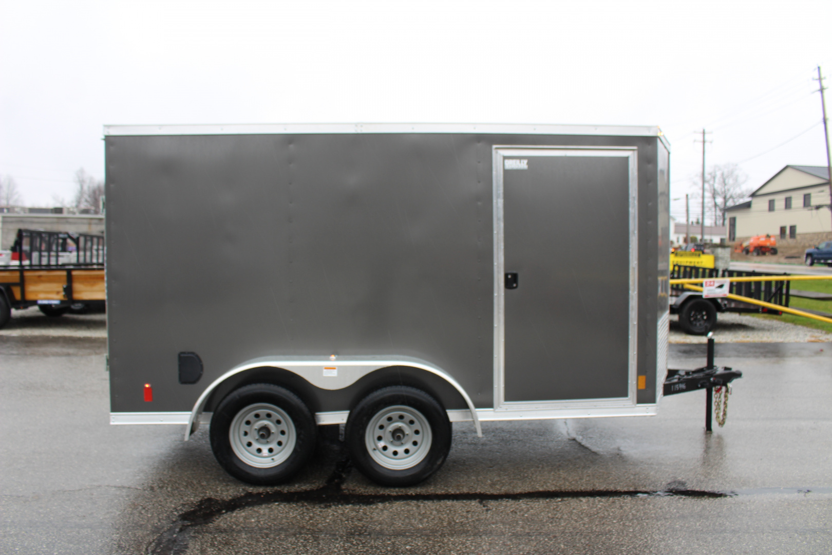New 2026 Darkhorse Cargo DHW 6' x 12' Enclosed Trailer - REAR RAMP DOOR- 6' Interior Height - 7000# GVW