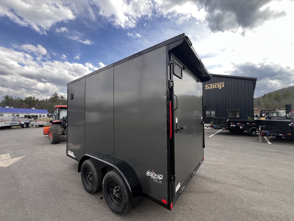 New 2026 Pace American 7x12 + 2ft V nose/ Rear Spoiler/ Polycore / Blackout - 7000GVW