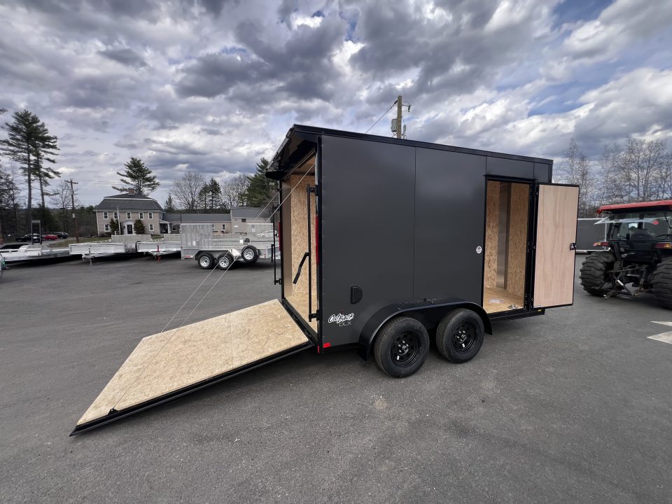New 2026 Pace American 7x12 + 2ft V nose/ Rear Spoiler/ Polycore / Blackout - 7000GVW