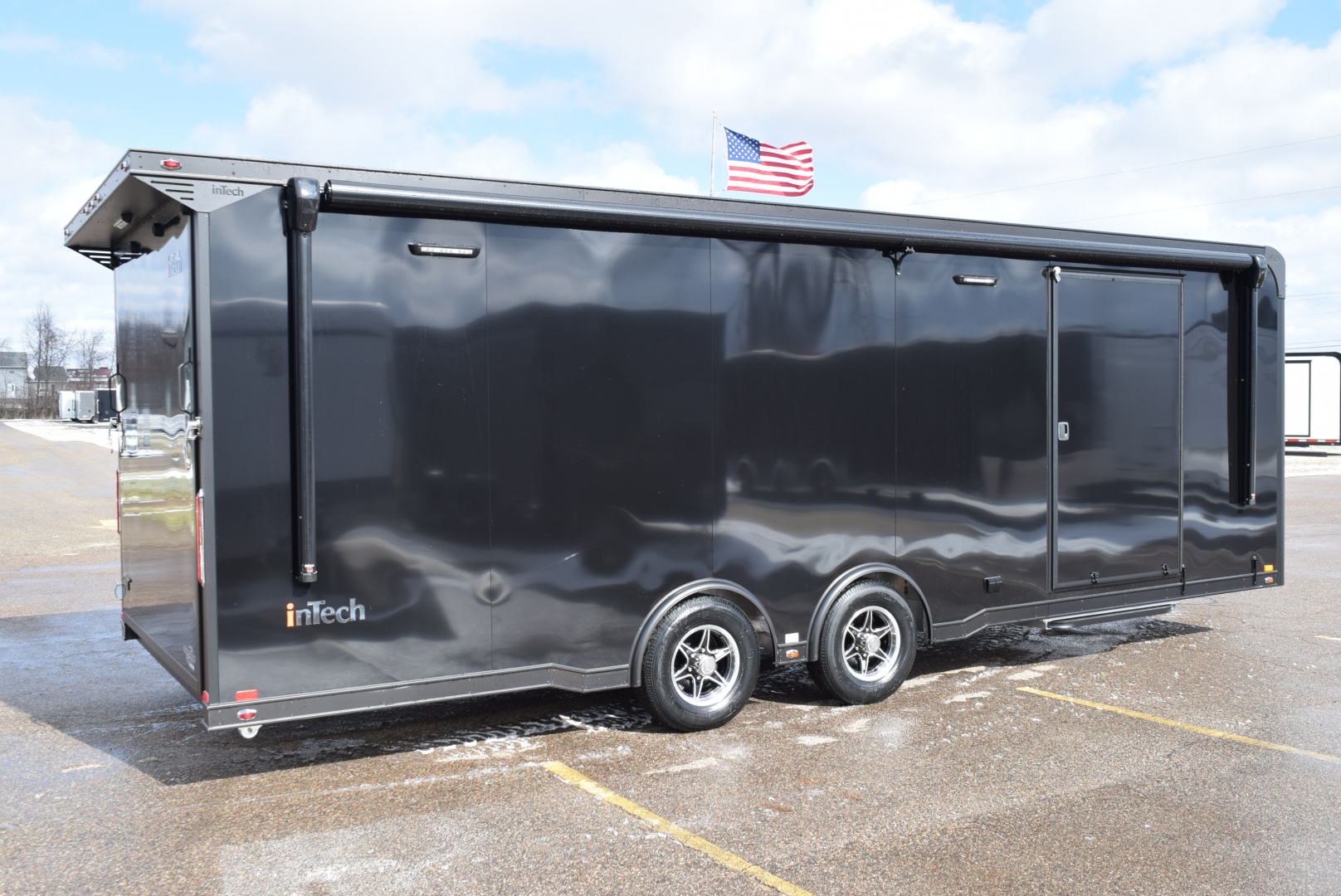 New INTECH 8.5x24 LITE SERIES ALL ALUMINUM RACE HAULER