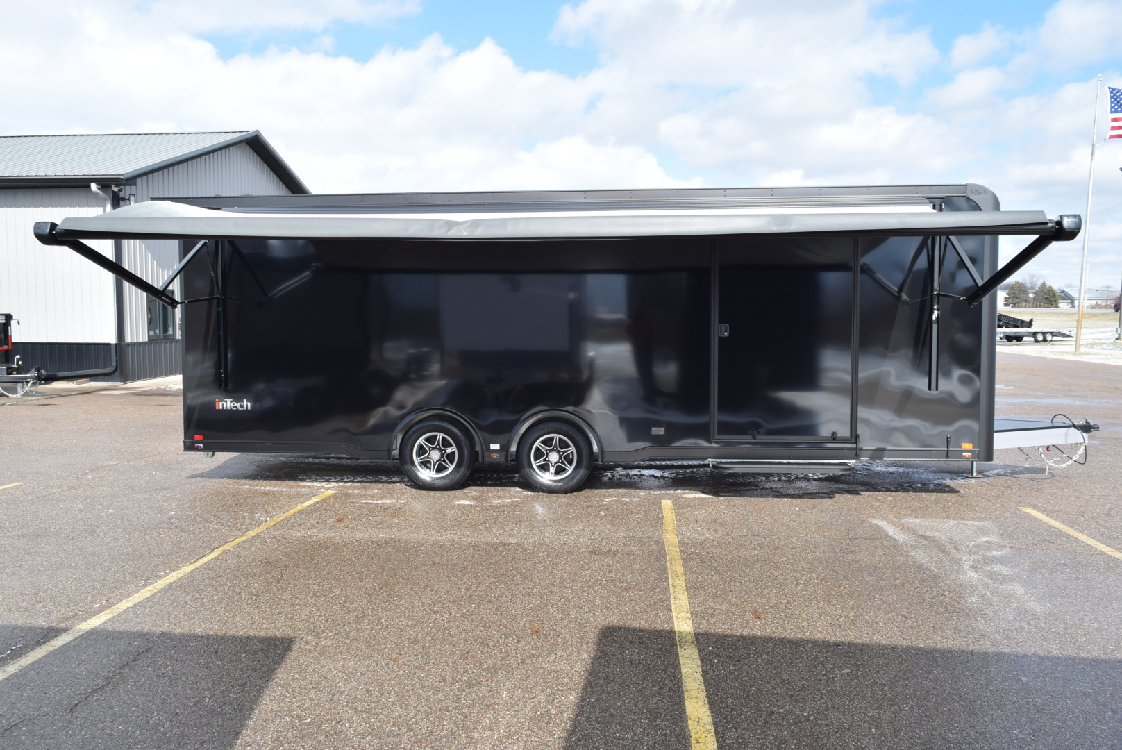 New INTECH 8.5x24 LITE SERIES ALL ALUMINUM RACE HAULER