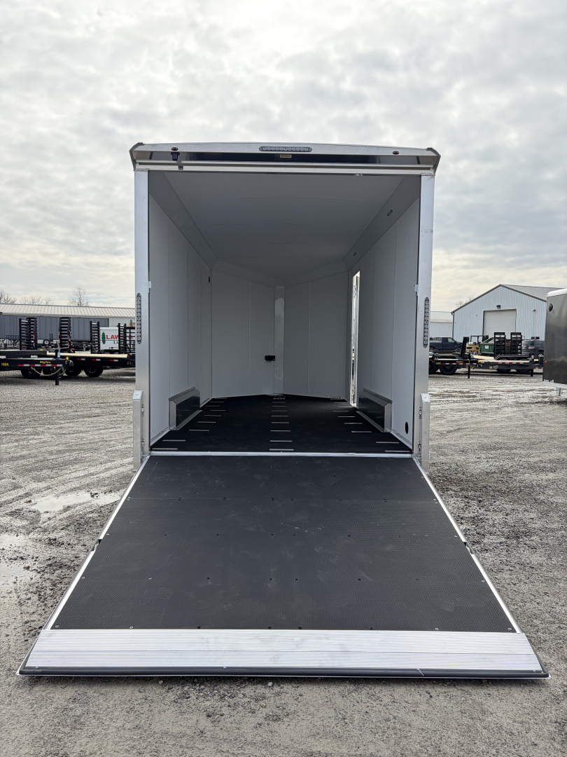 New 2026 NEO Trailers NAM1675TR86 (7.5' X 16') 7K V-Nose Enclosed Motorcycle Trailer