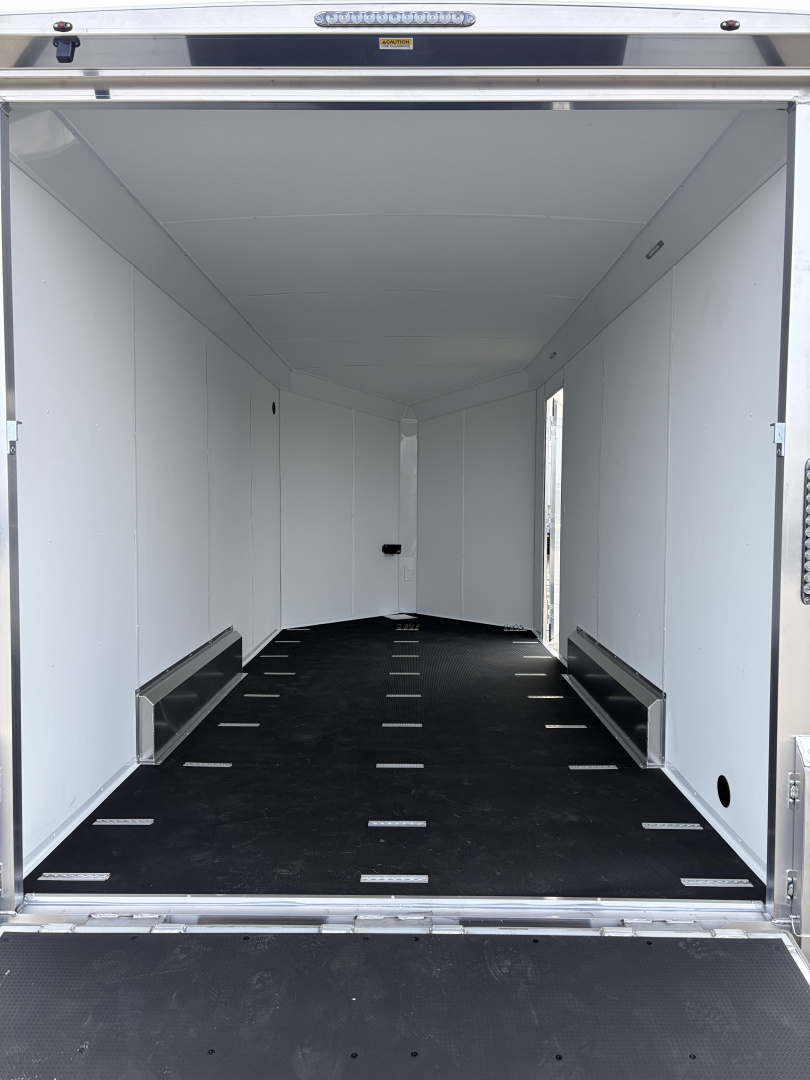 New 2026 NEO Trailers NAM1675TR86 (7.5' X 16') 7K V-Nose Enclosed Motorcycle Trailer