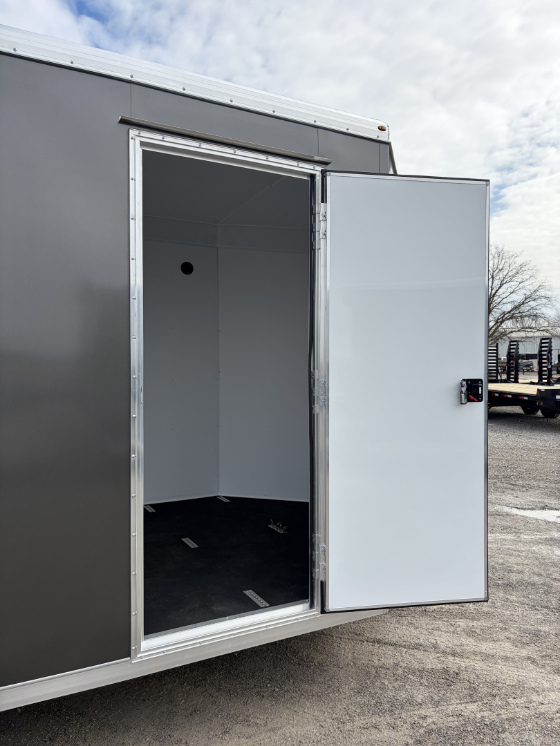 New 2026 NEO Trailers NAM1675TR86 (7.5' X 16') 7K V-Nose Enclosed Motorcycle Trailer