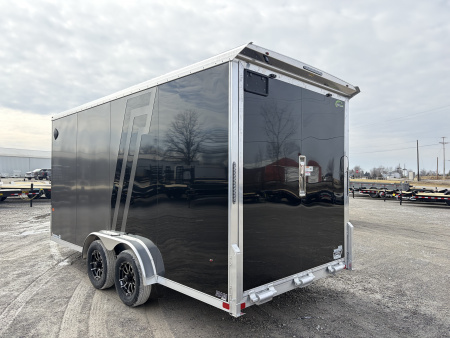 New 2026 NEO Trailers NAM1675TR86 (7.5' X 16') 7K V-Nose Enclosed Motorcycle Trailer