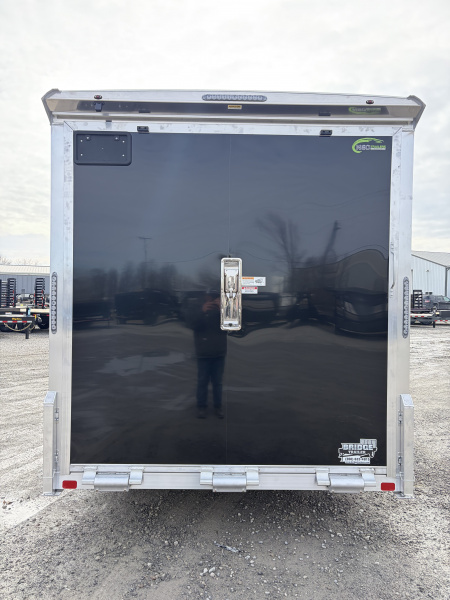 New 2026 NEO Trailers NAM1675TR86 (7.5' X 16') 7K V-Nose Enclosed Motorcycle Trailer