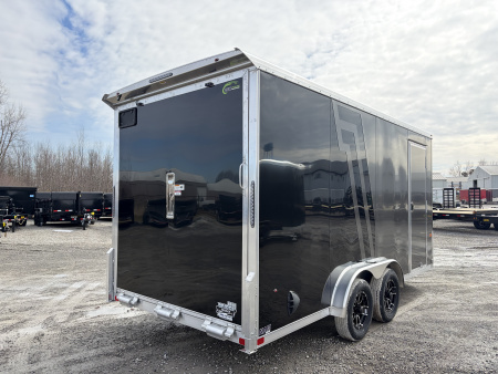 New 2026 NEO Trailers NAM1675TR86 (7.5' X 16') 7K V-Nose Enclosed Motorcycle Trailer