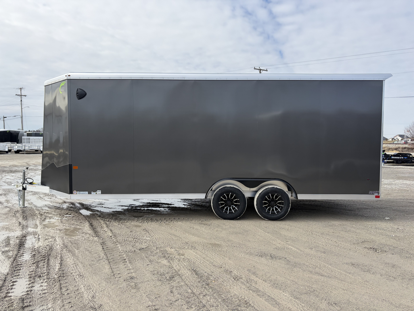 New 2026 NEO Trailers NAUX2085R12 (8.5' X 20') 9.9K V-NOSE Car / Racing Trailer